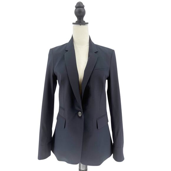 Veronica Beard Dickey Classic Jacket in Navy Blue Size 4 Wool Blazer - Picture 5 of 13